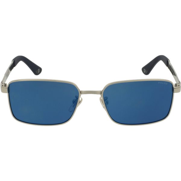 Ochelari de soare Police SPLA54 E70B, Argintiu, 56 mm
