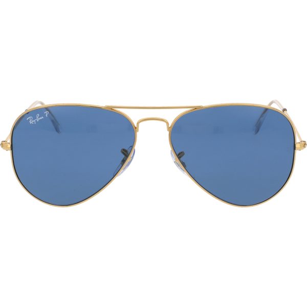 Ochelari de soare Ray-Ban RB3025 9196/S2, polarizati, Auriu, 58 mm