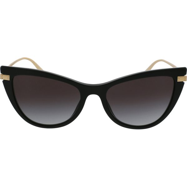 Ochelari de soare Dolce&Gabbana DG4381 501/8G, Negru, 54 mm