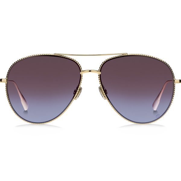 Ochelari de soare Christian Dior DIORSOCIETY3 J5G YB, Auriu, 57 mm