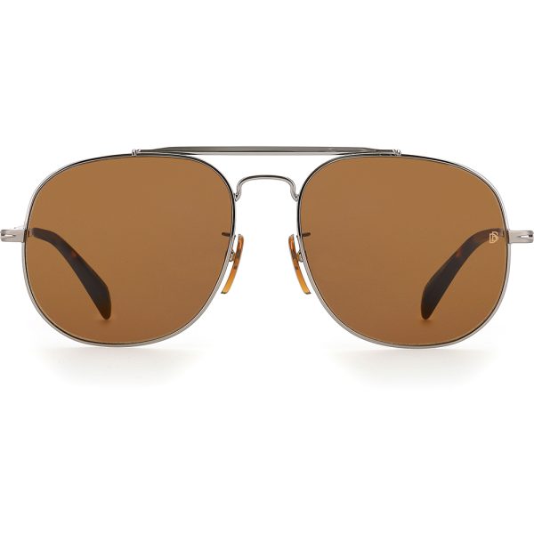 Ochelari de soare David Beckham DB7004S 6LB70, Argintiu, 60 mm