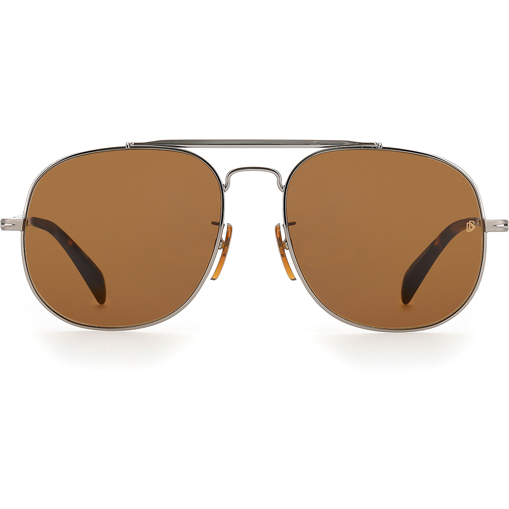 Ochelari de soare David Beckham DB7004S 6LB70, Argintiu, 60 mm