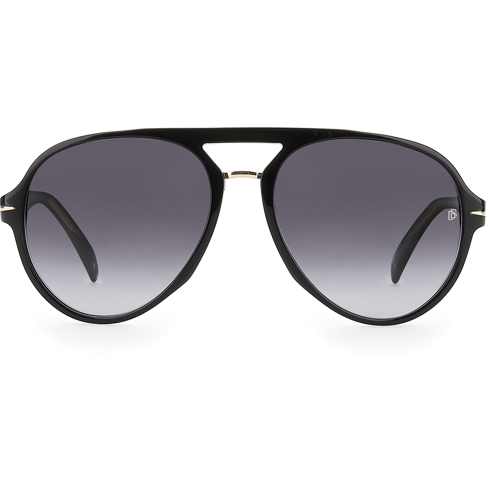 Ochelari de soare David Beckham DB7005S 8079O, Negru, 57 mm