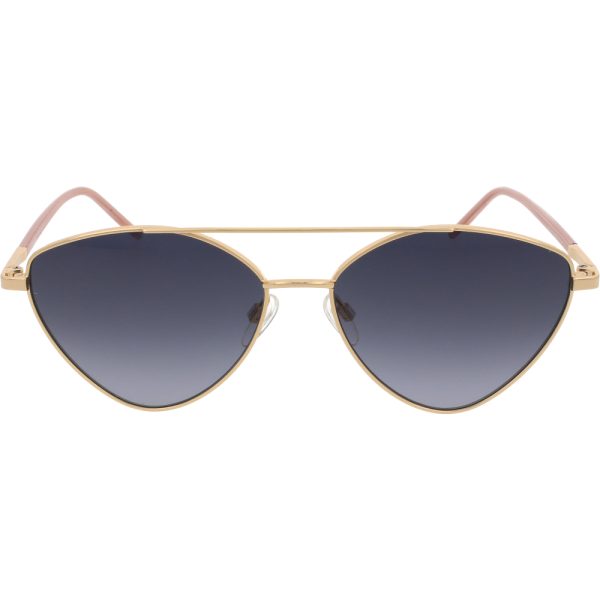 Ochelari de soare Moschino Love MOL024S KB79O, Auriu, 57 mm