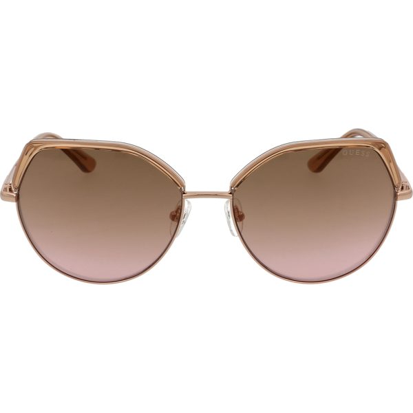 Ochelari de soare Guess GU7736 57G, Maro, 58 mm