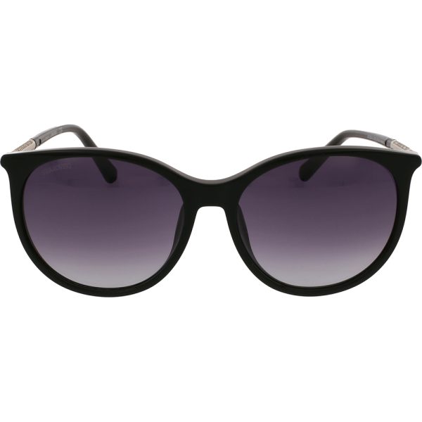 Ochelari de soare Swarovski SK0293H 01B, Negru, 57 mm
