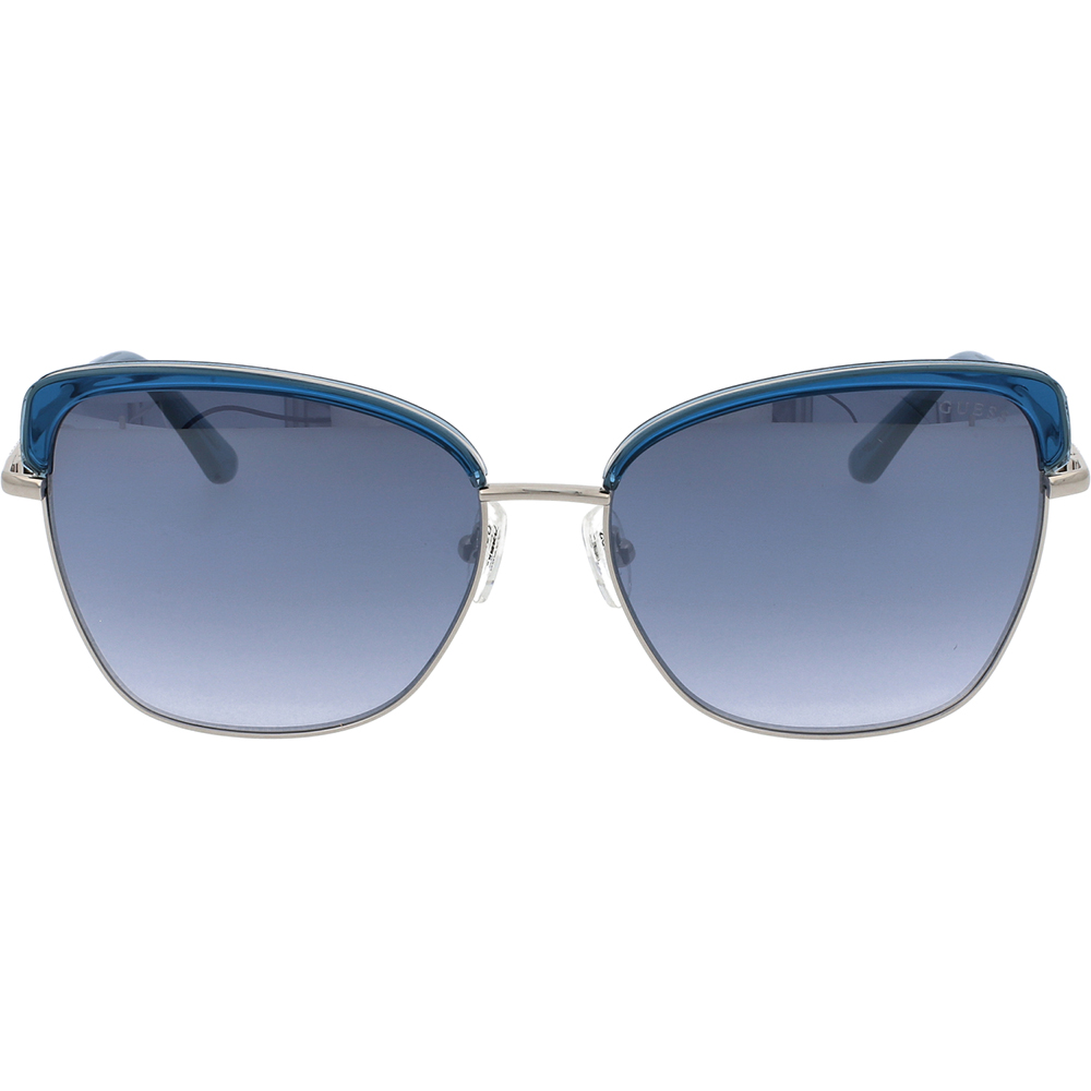 Ochelari de soare Guess GU7738 90W, Albastru, 58 mm