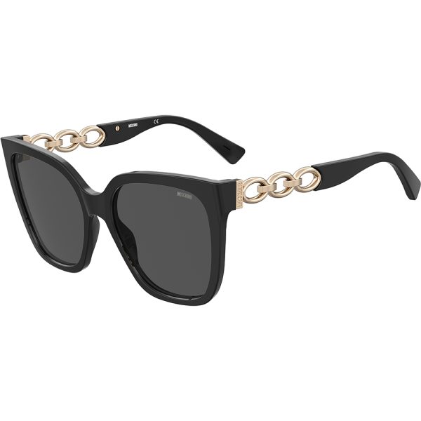 Ochelari de soare Moschino MOS098/S 807 IR, Negru, 55 mm