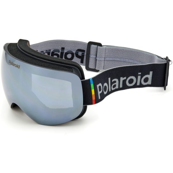Ochelari de ski Polaroid M00505 9KSM9, polarizati, Negru/Gri, 99 mm