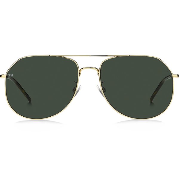 Ochelari de soare Tommy Hilfiger TH 1848/F/S J5G QT, Auriu, 59 mm