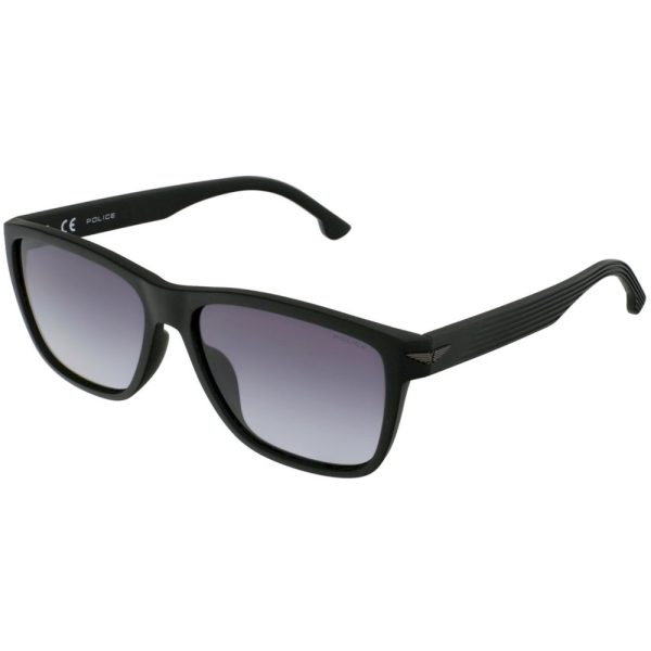 Ochelari de soare Police SPLB38 0U28, Negru, 56 mm