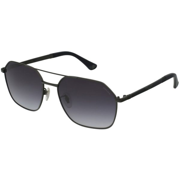 Ochelari de soare Police SPLC34 0627, Gri, 58 mm