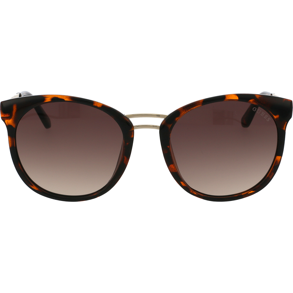 Ochelari de soare Guess GU7568 52F, Havana, 52 mm