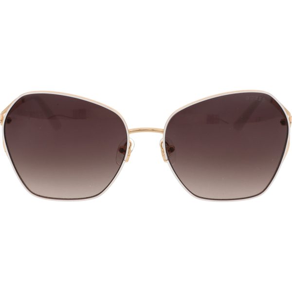 Ochelari de soare Guess GU7687 32F, Alb, 62 mm