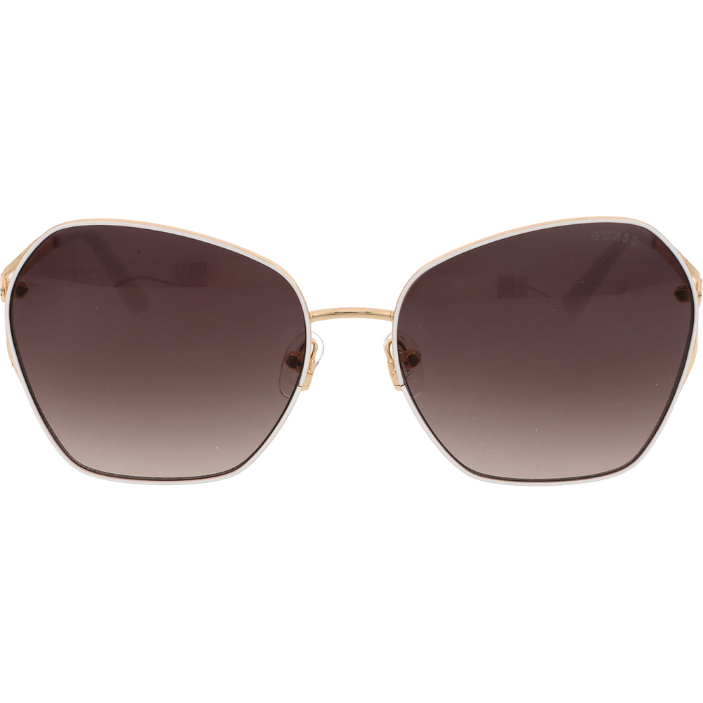 Ochelari de soare Guess GU7687 32F, Alb, 62 mm