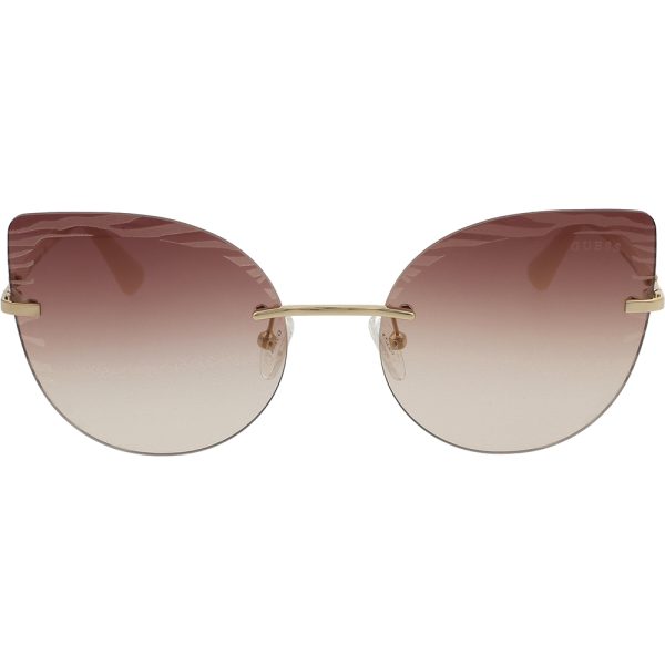 Ochelari de soare Guess GU7692 32F, Auriu, 57 mm