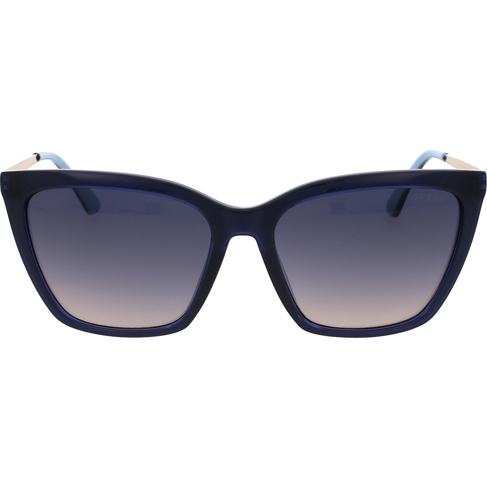 Ochelari de soare Guess GU7701 90W, Albastru, 56 mm