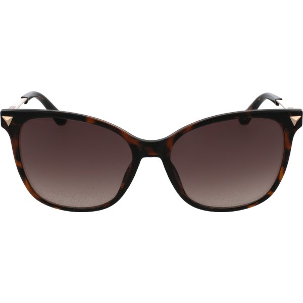 Ochelari de soare Guess GU7684 52F, Havana, 56 mm