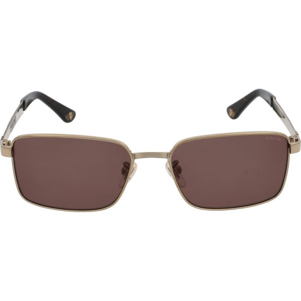Ochelari de soare Police SPLA54 08ES, Auriu, 56 mm