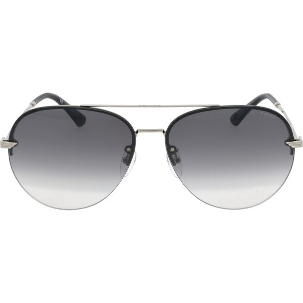 Ochelari de soare Police SPL461G 579X, Argintiu, 62 mm