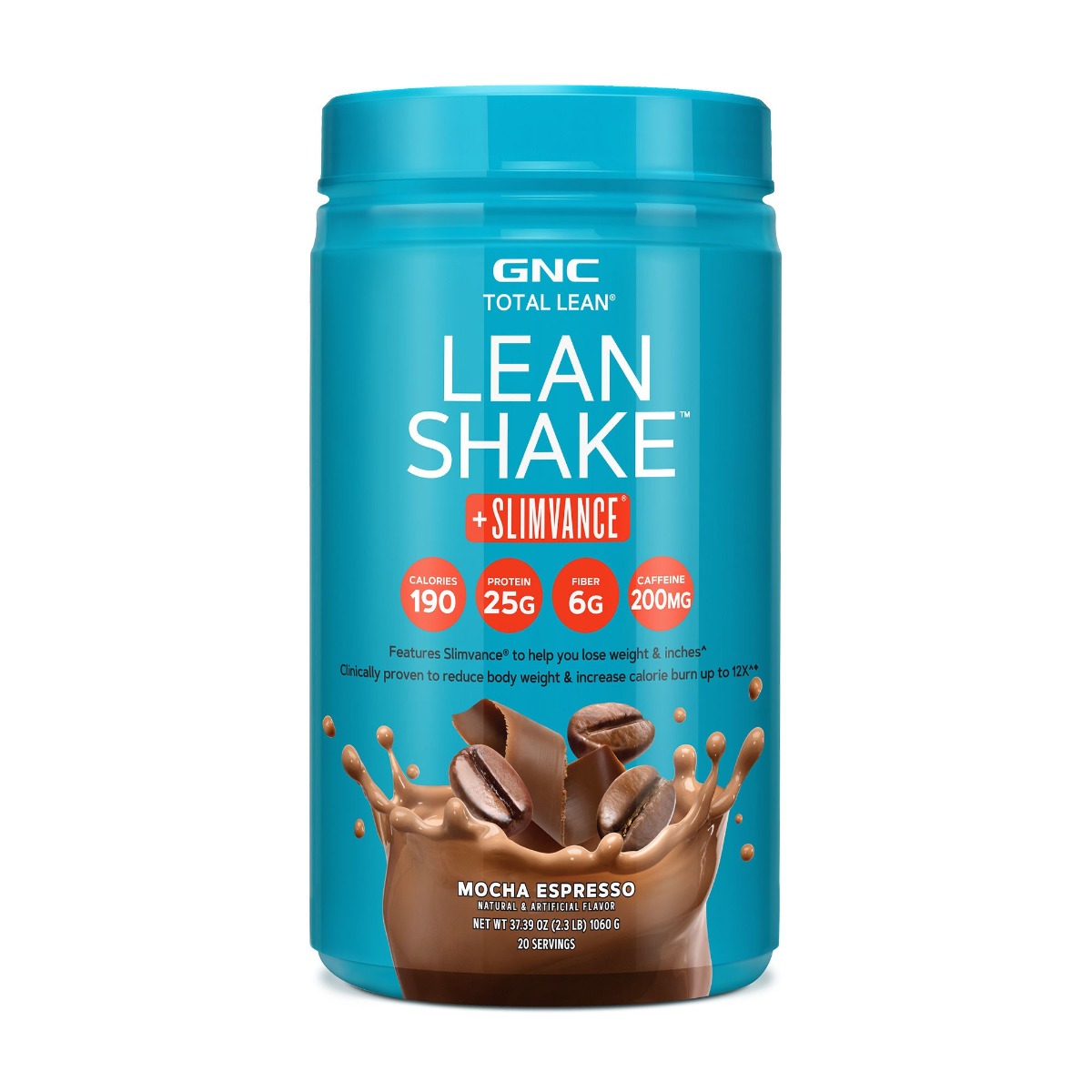 4c8b5151a1516_product_1559292222.jpg Shake proteic cu slimvance si aroma de cafea Total Lean, 1060g, GNC