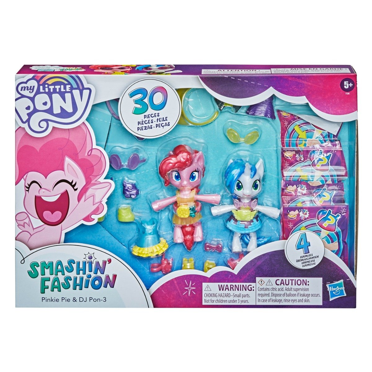 5010993807826_set_2_figurine_my_little_pony_smashin_fashion_party_1_.jpeg Set 2 figurine, My Little Pony, Smashin Fashion Party