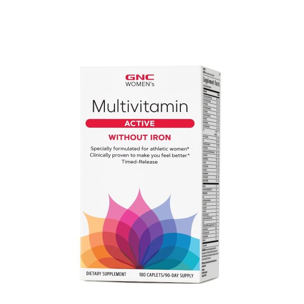 533709f927516_048107214494.jpg Complex de multivitamine pentru femei fara fier Active, 180 tablete, GNC