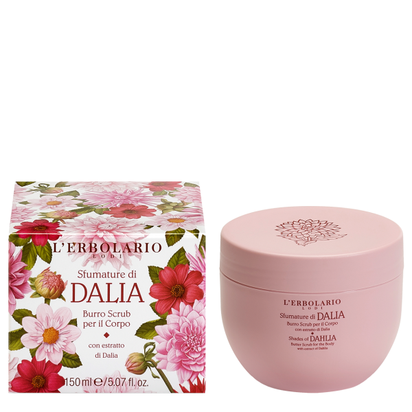 Unt exfoliant pentru corp Shades of Dahlia, 150ml, L'Erbolario