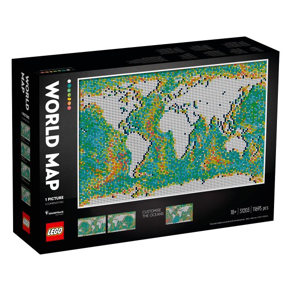 5702016914900_lg31203_001w_lego_art_-_harta_lumii_31203_12.jpg LEGO® Art - Harta Lumii (31203)