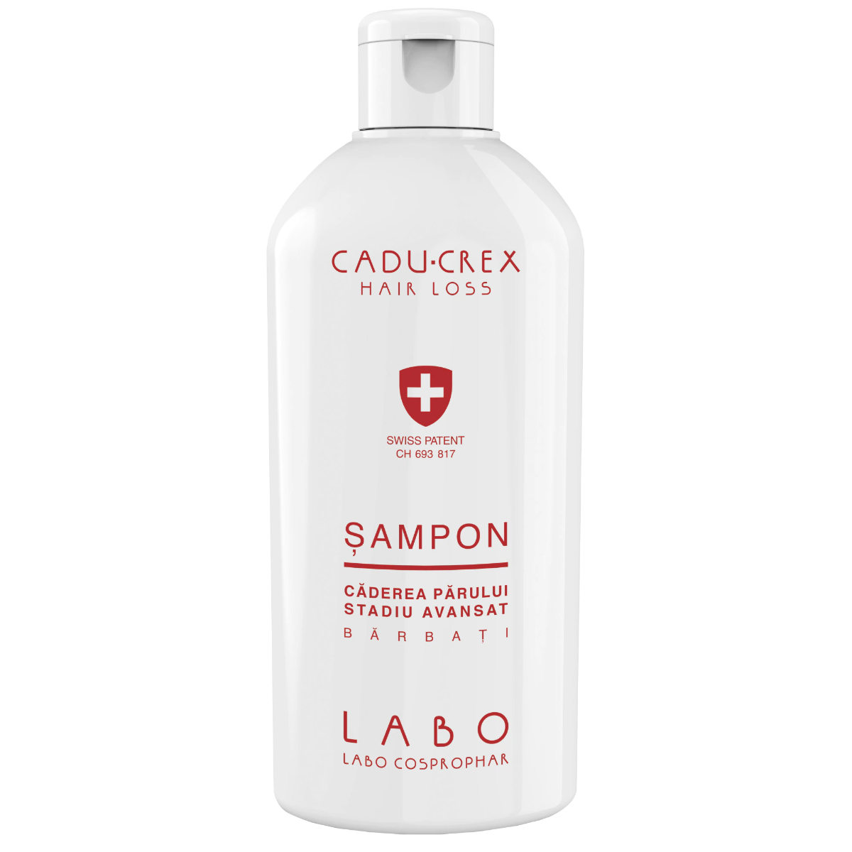 5792db6162916_res_21f0954635fb2f29d7f84f2b8ef8f63c.png Sampon Cadu-Crex impotriva caderii parului pentru barbati stadiu avansat, 200ml, Labo