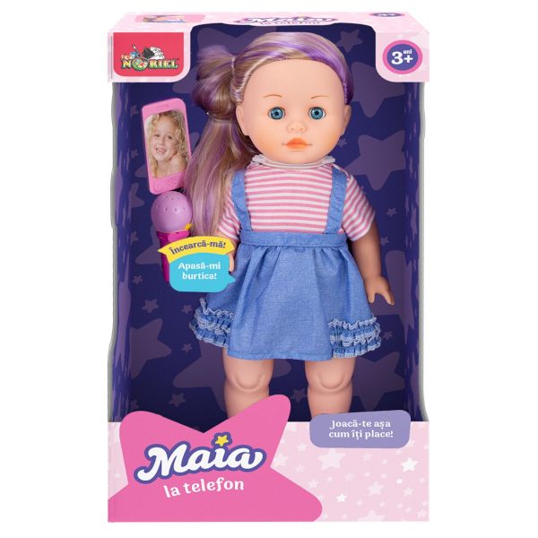 Papusa Maia la telefon