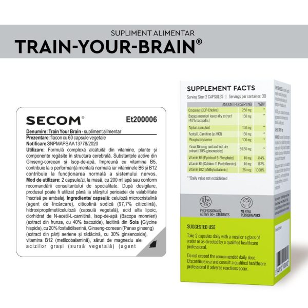 Train-Your-Brain® 60 capsule Good Routine, natural, Secom