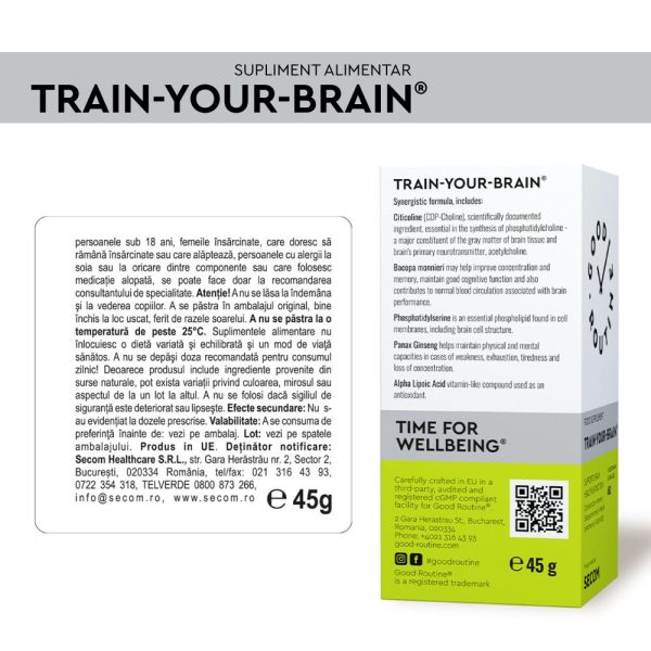 Train-Your-Brain® 60 capsule Good Routine, natural, Secom