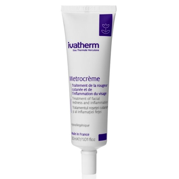 5c3587b2afee5_5943076000268.jpg Tratamentul rosetei cutanate si al inflamatiei fetei SPF 15 Metrocreme, 30ml, Ivatherm
