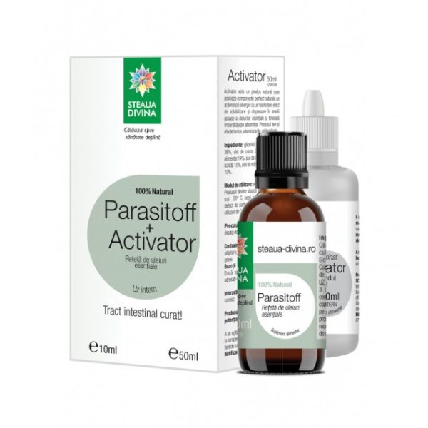 5c5be64565616_parasitoff-cu-activator.jpg Pachet Parasitoff, 10ml + Activator, 50ml, Steaua Divina
