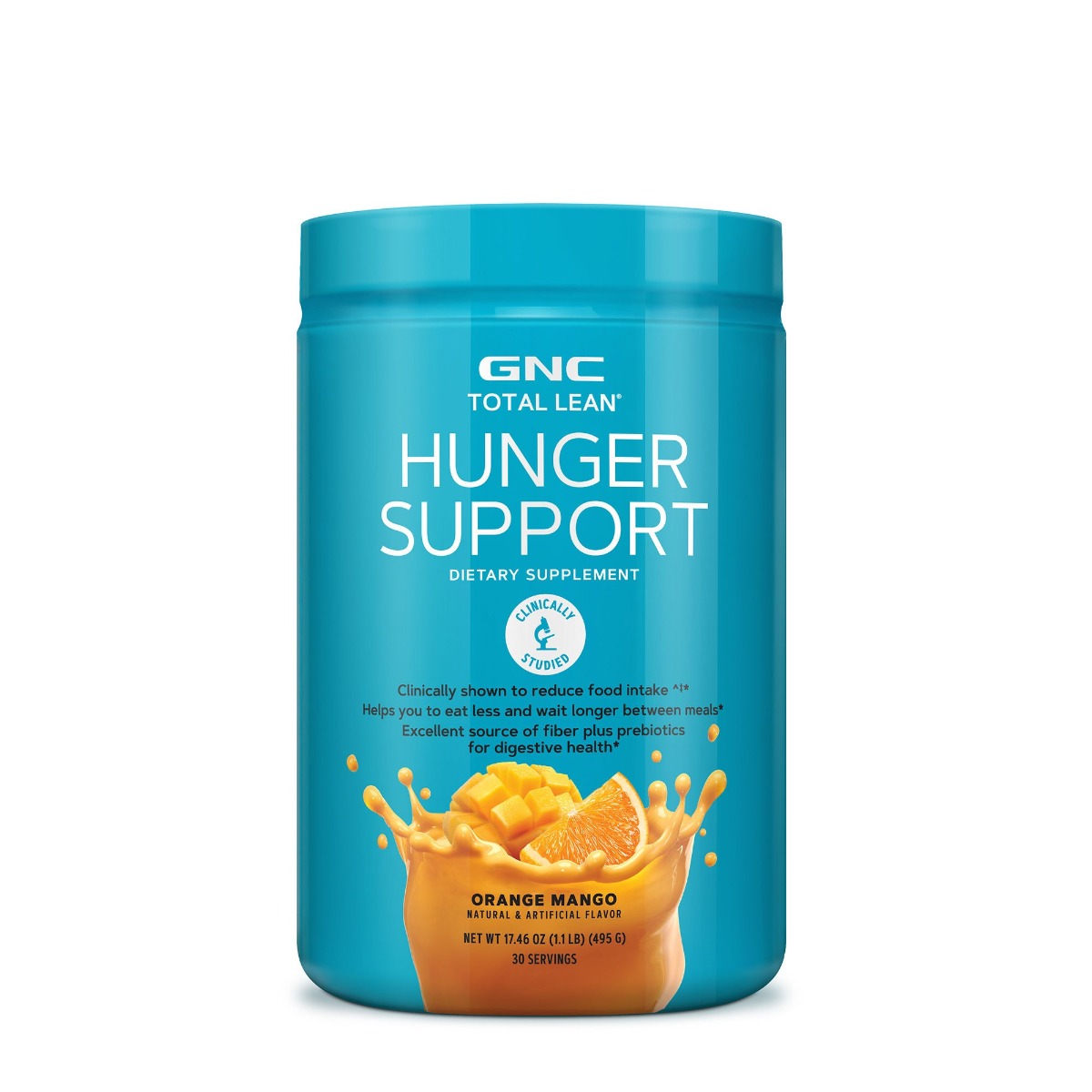 5ffc33bc35616_product_1558357576.jpg Hunger Support cu aroma de portocale si mango Total Lean, 495g, GNC