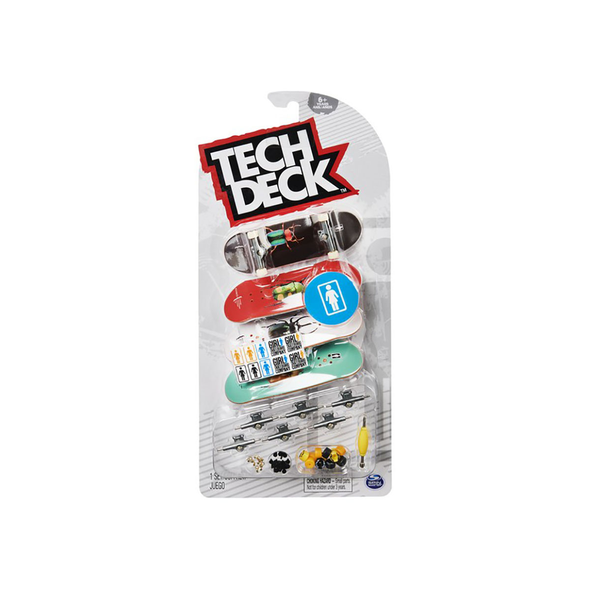 Set mini placa skateboard Tech Deck, 4 buc, 20131304