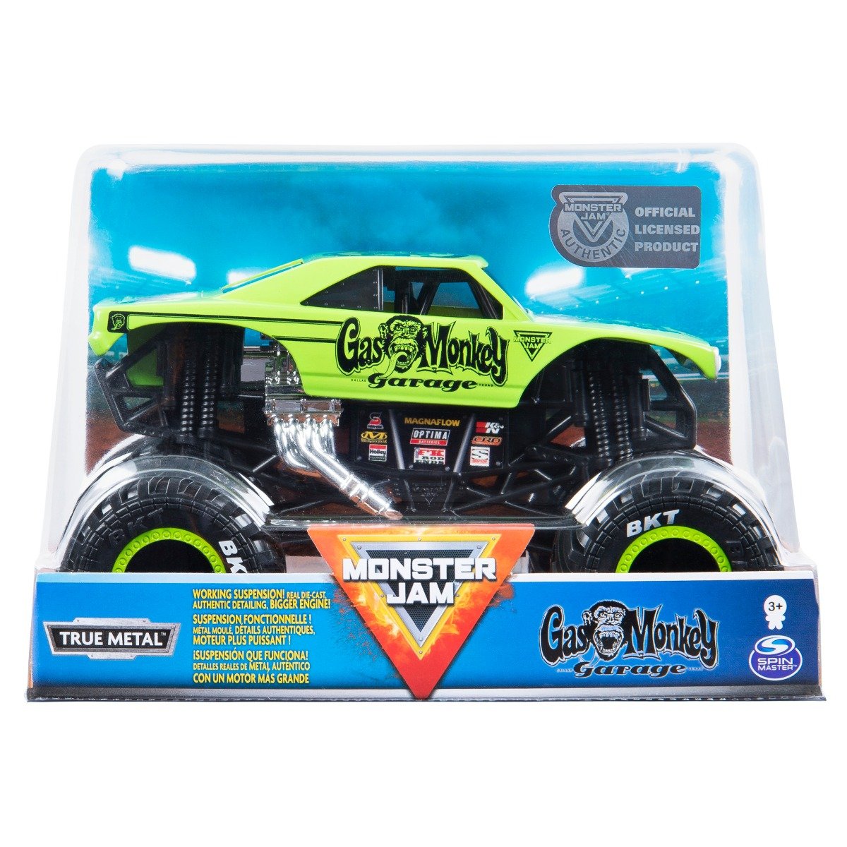 Masinuta Monster Jam, Gas Monkey, Scara 1:24, 20120675