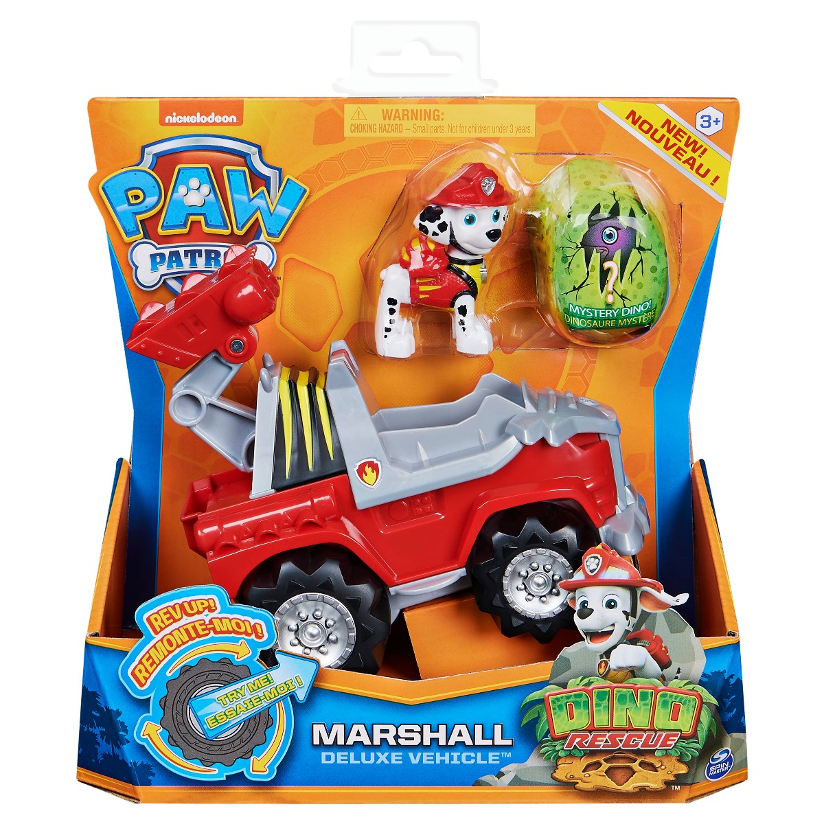 Figurina si vehicul Paw Patrol Dino Rescue, Marshall 20124741