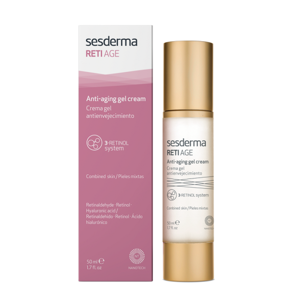 606e61ca91206_8429979417329.png Crema-gel cu efect anti-imbatranire pentru ten mixt Reti Age, 50ml, Sesderma