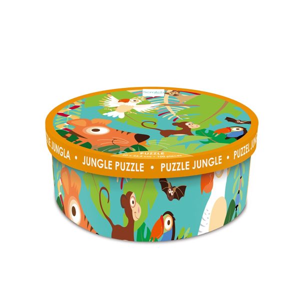 Puzzle Scratch, Jungla, 100 piese