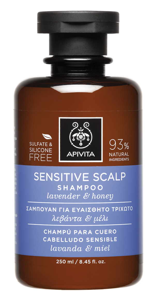 Sampon pentru scalp sensibil, 250ml, Apivita