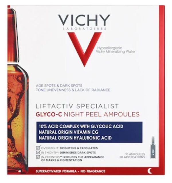 Ser fiole cu efect de peeling Liftactiv Specialist Glyco-C, 10x2ml, Vichy