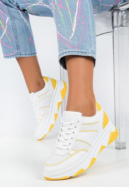 Sneakers dama Irinona Galbeni