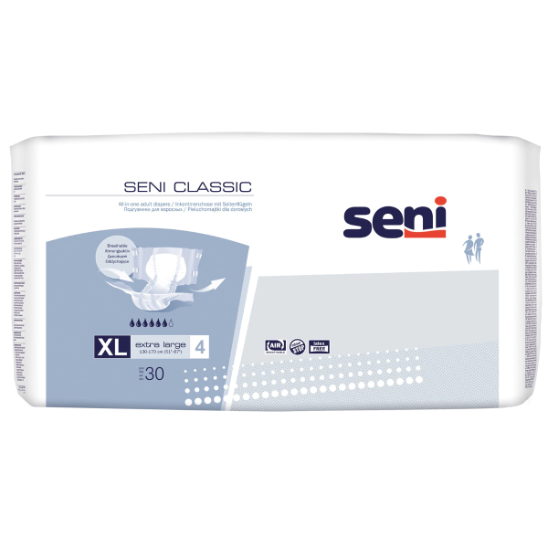 Scutece pentru adulti Classic Extra Large, 30 bucati, Seni