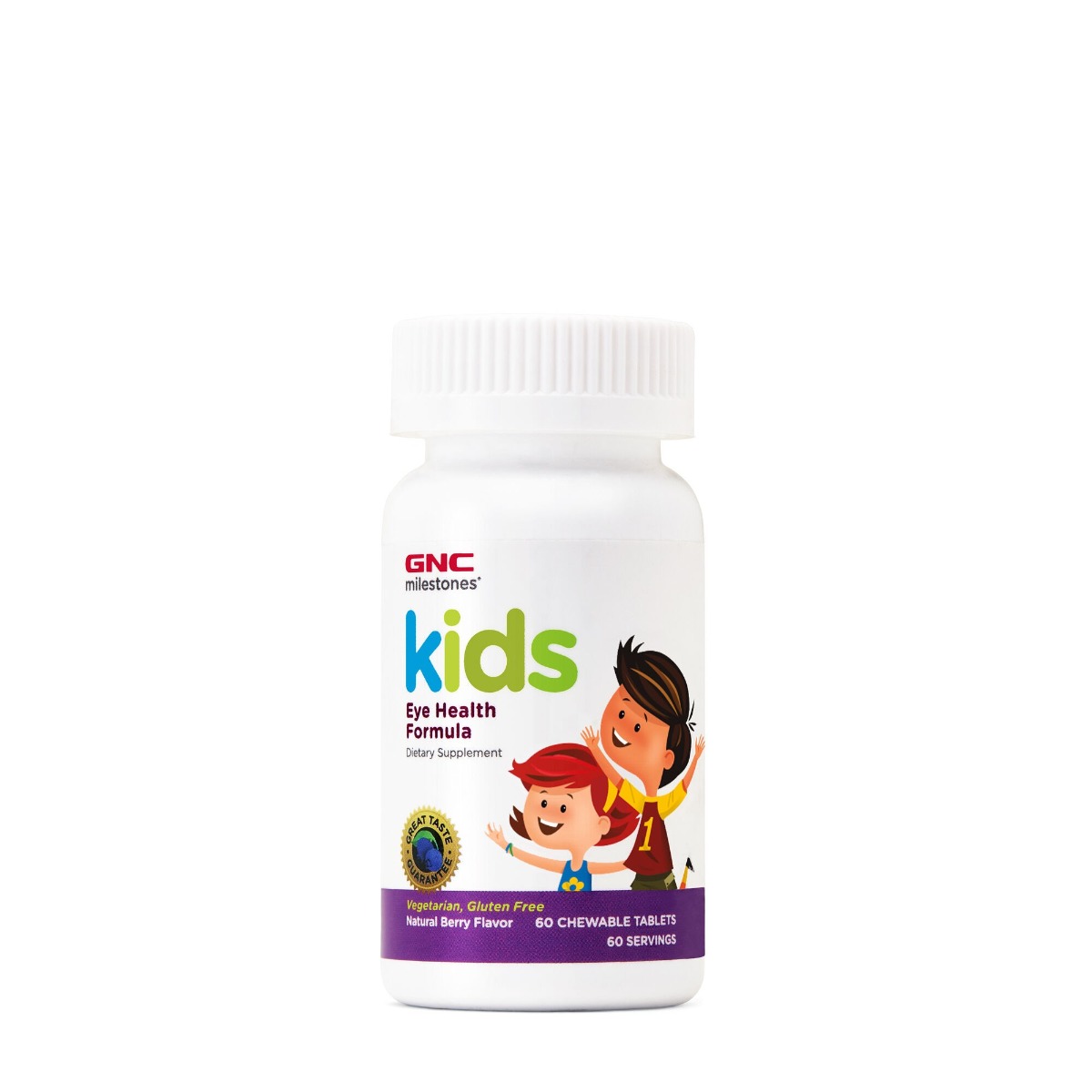 67e510bd9c416_product_1569501784.jpg Formula pentru copii sanatate vizuala cu aroma de fructe de padure, 60 tablete, GNC