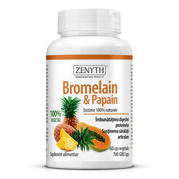 6ed245b425906_bromelain-papain.png Bromelain si Papain, 60 capsule, Zenyth