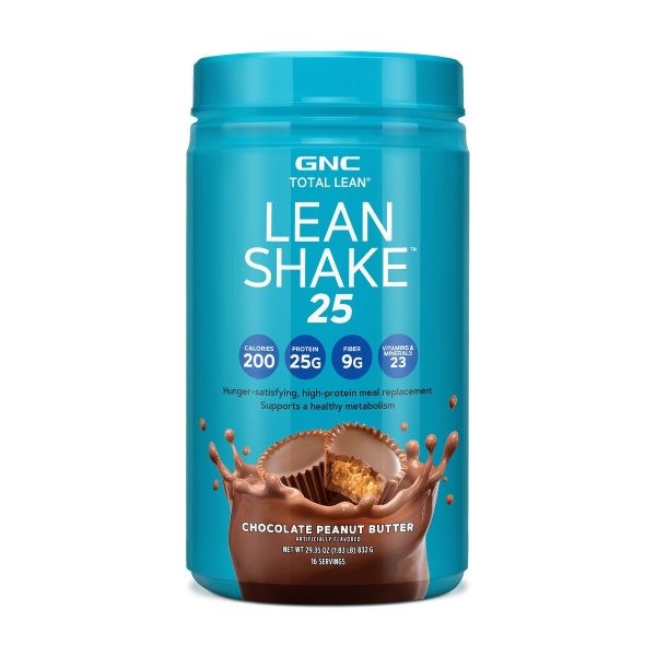 710a508b14516_product_1558956656.jpg Shake proteic cu aroma de ciocolata si unt de arahide Total Lean, 832g, GNC