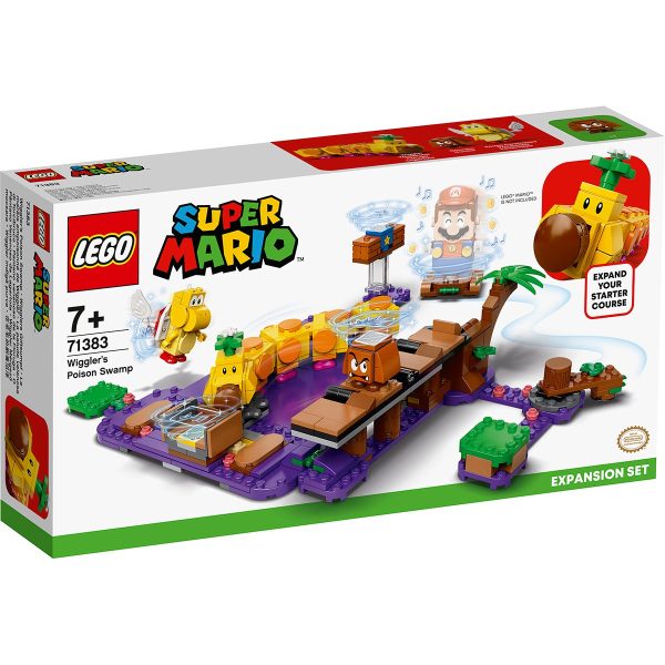 LEGO® Super Mario - Set de extindere Mlastina otravita a lui Wiggler (71383)