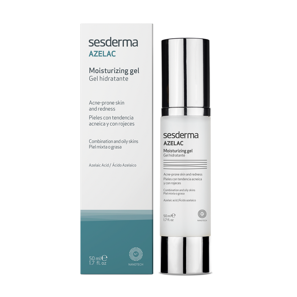71e8e016ad106_8470002073241.png Gel hidratant pentru ten mixt si gras Azelac, 50ml, Sesderma